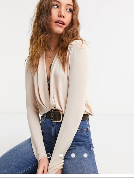 Free People Tops - Free People Turnt Bodysuit in a cream shade. Nwt- Large
